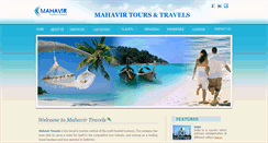 Desktop Screenshot of mahavirtravel.com